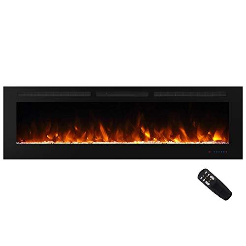 Masarflame 72" Recessed Electric Fireplace Insert